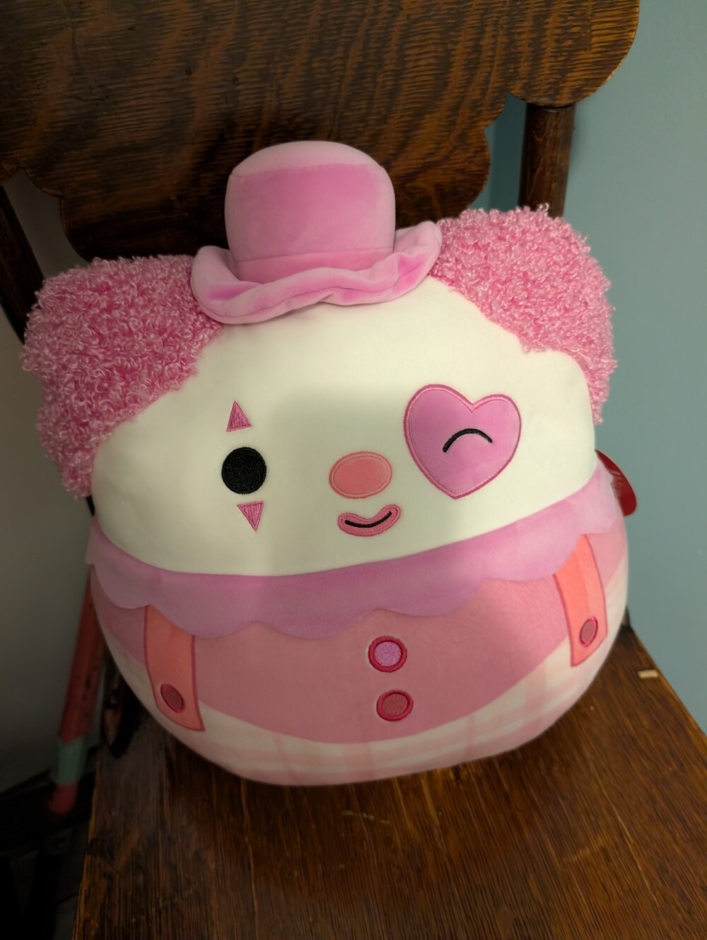 Pink Clown Squishmallow 12"